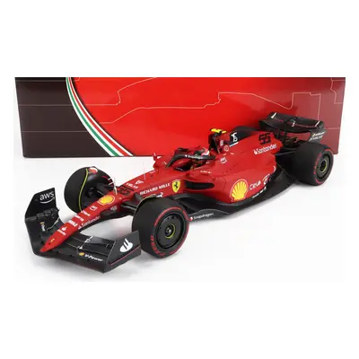 Bbr-models Ferrari F1-75 Team Scuderia Ferrari N 55 2nd Bahrain Gp 2022 Carlos Sainz 1:18 Red