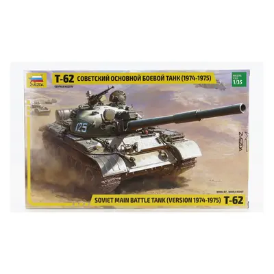 Zvezda Tank T-62 Soviet Main Battle Tank Military 1974 1:35 /