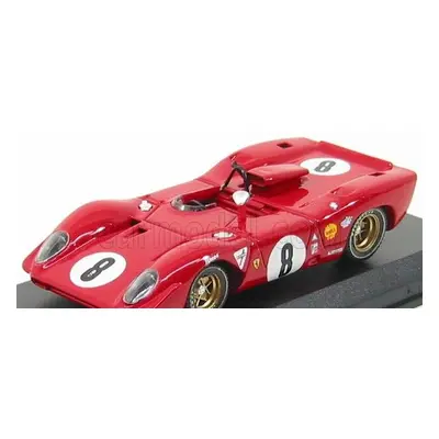 Best-model Ferrari 312 P Spider N 8 1000km Spa 1969 Rodriguez - Piper 1:43 Red