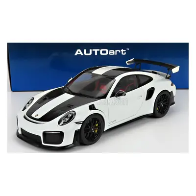 Autoart Porsche 911 991-2 Gt3 Rs Weissach Package 2019 - Black Rims 1:18 Bílá Černá