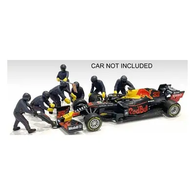 American diorama Figurky mechaniků F1 Pit-stop Set 1 2020 1:43