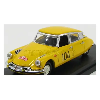 Rio-models Citroen Ds19 N 104 Rally Montecarlo 1962 Maurel - Courbe 1:43 Žlutá