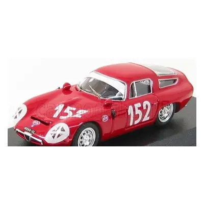 Best-model Alfa romeo Tz1 N 152 Targa Florio 1970 Giugno - Sutera 1:43 Red