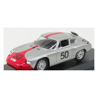 Best-model Porsche 1600gs Abarth N 50 Targa Florio 1962 Strale - Hahnl 1:43 Silver Red