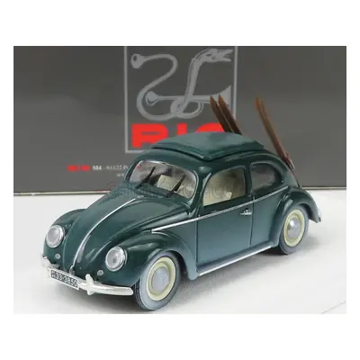 Rio-models Volkswagen Beetle Maggiolino Con Sci 1950 - Winter Vacation With Ski 1:43 Grey