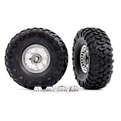 Traxxas kolo 2.2", disk classic chromovaný, pneu Canyon Trail (2) (pro #8255A)