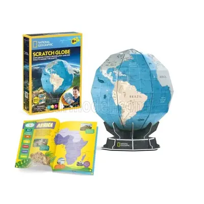 Cubicfun Puzzle Kit 3D In Foam National Geographic Mappamondo, 32 dílků