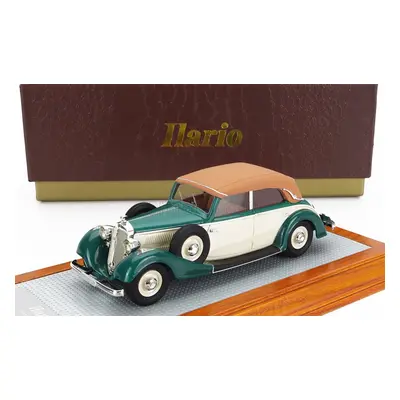 Ilario-model Horch 830 Bl Cabriolet Closed 1936 1:43 Zelená Béžová Hnědá