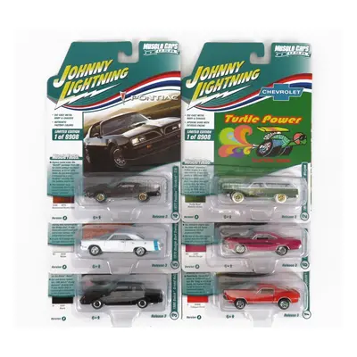 Johnny lightning Chevrolet Set Assortment 6 Pieces 1:64 Různé