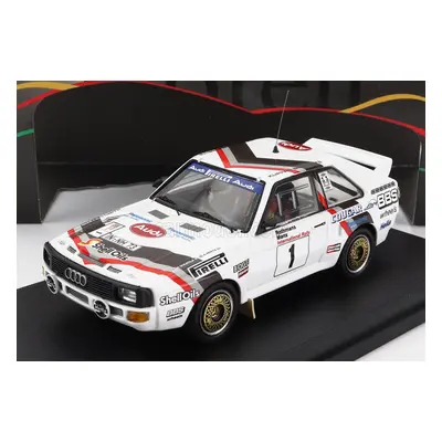 Trofeu Audi Quattro Sport N 1 Rally Manx 1984 H.mikkola - A.hertz 1:43 Bílá