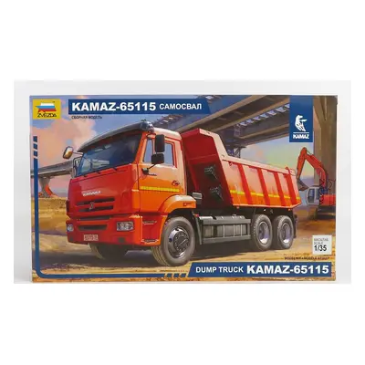 Zvezda Kamaz 65115 Truck Cassone Ribaltabile 2006 - Movimento Terra 1:35 /