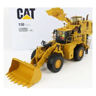 Dm-models Caterpillar Cat994k Ruspa Gommata - Scraper Tractor Wheel Loader 1:50 Žlutá Černá