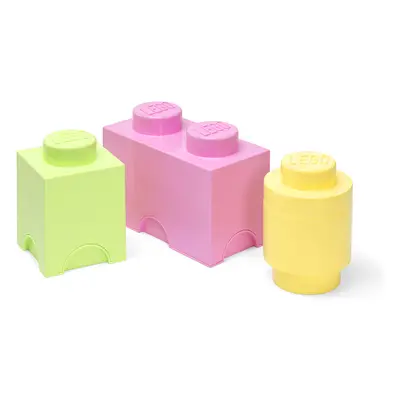 LEGO úložné boxy Multi-Pack 3ks pastelové