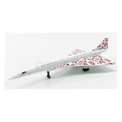 Corgi Aerospatiale Concorde Airplane 1969 - 18.0 Cm X 8.5 Cm 1:100 Bílá