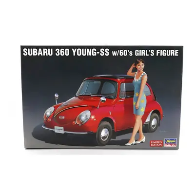 Hasegawa Subaru 360 Young-ss With Girl Figure 1958 1:24 /