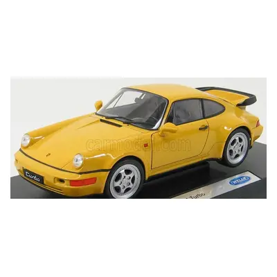 Welly Porsche 911 964 Turbo 1990 1:18 Žlutá