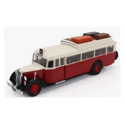 Edicola Citroen T45 Autobus Paris France 1939 1:43 Červená Bílá