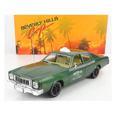 Greenlight Plymouth Fury Checker Cab Taxi 1976 - Beverly Hills Cop 1:18 Green Met