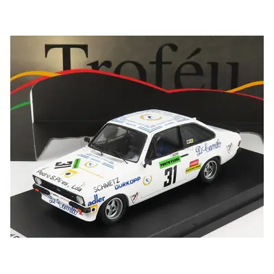 Trofeu Ford england Escort Mkii Rs 2000 N 31 2nd Rally Vila Do Conde 1981 F.gaspar 1:43 Bílá