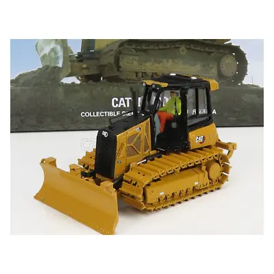 Dm-models Caterpillar Catd3 Dozer Ruspa Cingolata - Scraper Type Tractor 1:50 Žlutá Černá