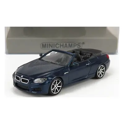 Minichamps BMW 6-series M6 Cabriolet Open (f13) 2015 1:87 Blue Met