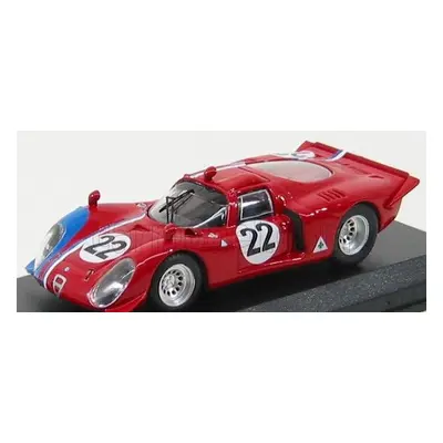 Best-model Alfa romeo 33.2 N 22 Parigi 1968 Pilette - Slotemaker 1:43 Red