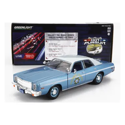 Greenlight Plymouth Fury Nevada Highway Patrol Police 1978 1:24 Světle Modrá