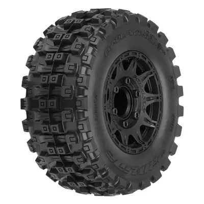 Pro-Line kolo 2.8", pneu Badlands MX28 Belted, disk Raid H12 černý (2)