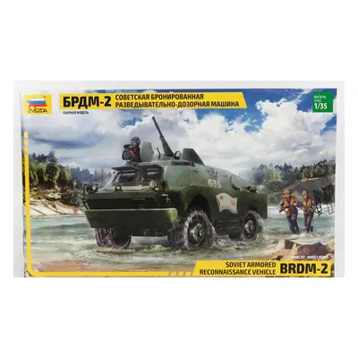 Zvezda Brdm Tank Soviet Armored Reconnaisance Vehicle Brdm-2 1999 1:35 /