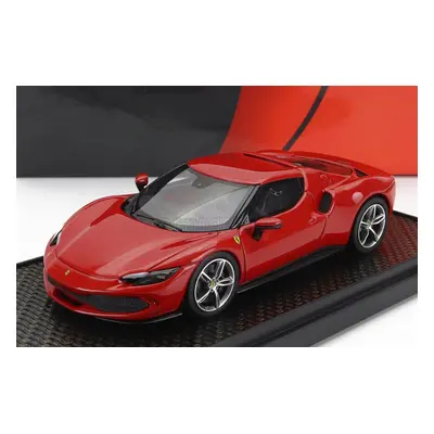 Bbr-models Ferrari 296 Gtb Hybrid 830hp V6 2021 1:43 Rosso Corsa 322 - Červená