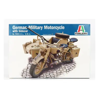 Italeri BMW R75 With Sidecar German Military 1941 1:9 /