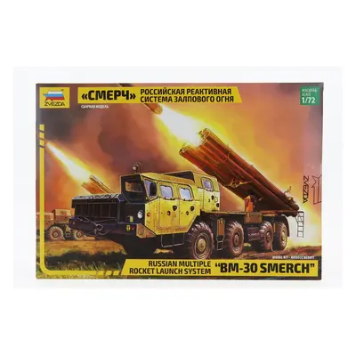 Zvezda Truck Bm-30 Smerch Russian Multiple Rocket Missile Launch System Military 1:72 /