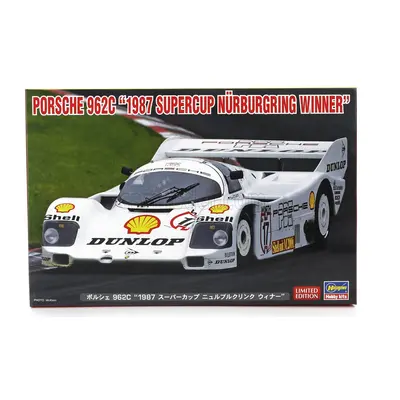 Hasegawa Porsche 962c Dunlop N 17 Winner Supercup Nurburgring 1987 H.j.stuck 1:24 /