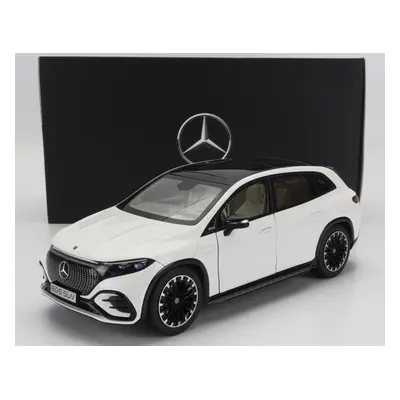 Nzg Mercedes benz Eqs Suv (x296) Von Mercedes-eq 2022 1:18 Diamantově Bílá