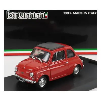 Brumm Fiat 500r Tetto Chiuso - Closed 1972 1:43 Rosso Corallo