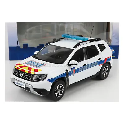 Solido Dacia Duster Mkii Police Municipale 2019 1:18 Bílá Světle Modrá