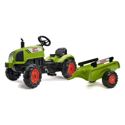 FALK - Šlapací traktor Claas Arion 410 s vlečkou