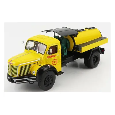 Edicola Berliet Glm10r Tanker Truck Rifiuti Speciali 1955 1:43 Žlutá Černá