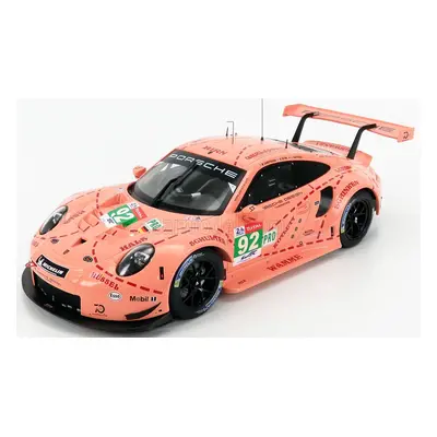 Ixo-models Porsche 911 991 Rsr Team Porsche Gt N 92 1:18, růžová