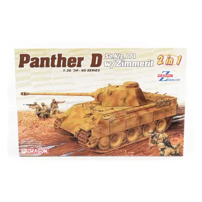 Dragon armor Tank Panther-d Sd.kfz.171 W-zimmerit 1939 - 1945 1:35 Military