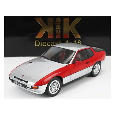 Kk-scale Porsche 924 Turbo Coupe 1986 1:18 Silver Red