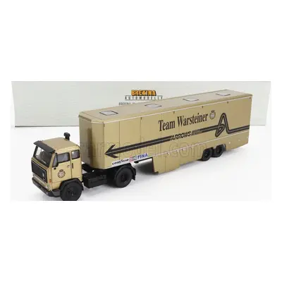 Brekina plast Volvo F89 Truck Car Transporter Team F1 Warsteiner Arrows 1977 1:87 Gold