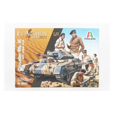 Italeri Crusader Mkiii & British Tank El Alamein With British Crew Tank Military 1942 1:35 /