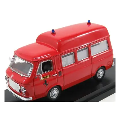 Rio-models Fiat 238 Minibus Tetto Alto 1965 Ambulanza Vigili Del Fuoco Pista Fiorano 1970 1:43 R