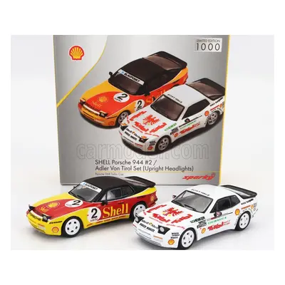 Spark-model Porsche Set 2x 944 Shell N 2 Racing + 944 N 0 Racing Turbo Cup 1989 1:64 Různé