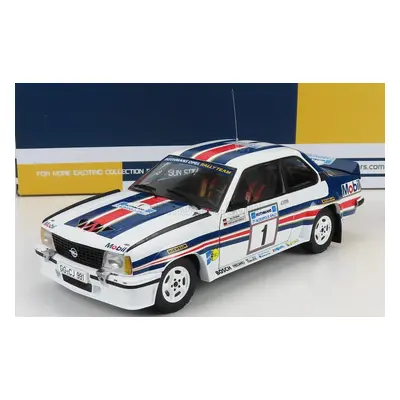 Sun-star Opel Ascona 400 N 1 2nd Rally Acropolis 1982 W.rohrl - C.geistdorfer 1:18 Bílá Modrá Če