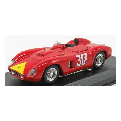 Art-model Ferrari 500tr Spider Ch.0610 N 317 Giro Di Sicilia 1956 G.starrabba 1:43 Červená Žlutá