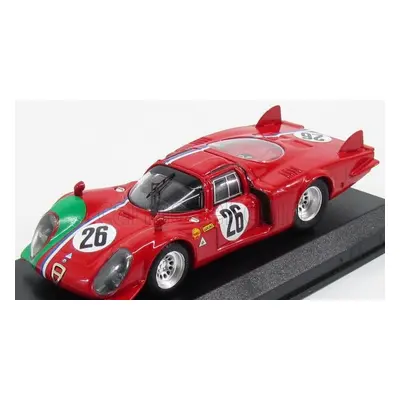 Best-model Alfa romeo 33.2 Lm N 26 1000km Monza 1968 Trosch - Gosselin 1:43 Red