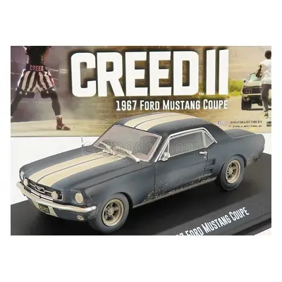 Greenlight Ford usa Mustang Coupe 1967 - Adonis Creed's Ii 1:43 Matt Black