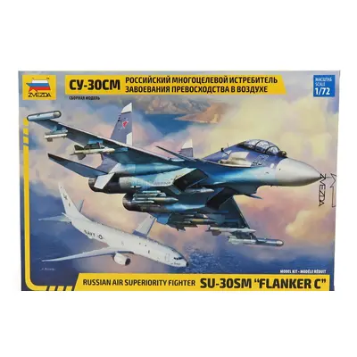 Zvezda Sukhoi Su-30sm Flanker C Aircraft - Caccia Bombardiere 1:72 Military